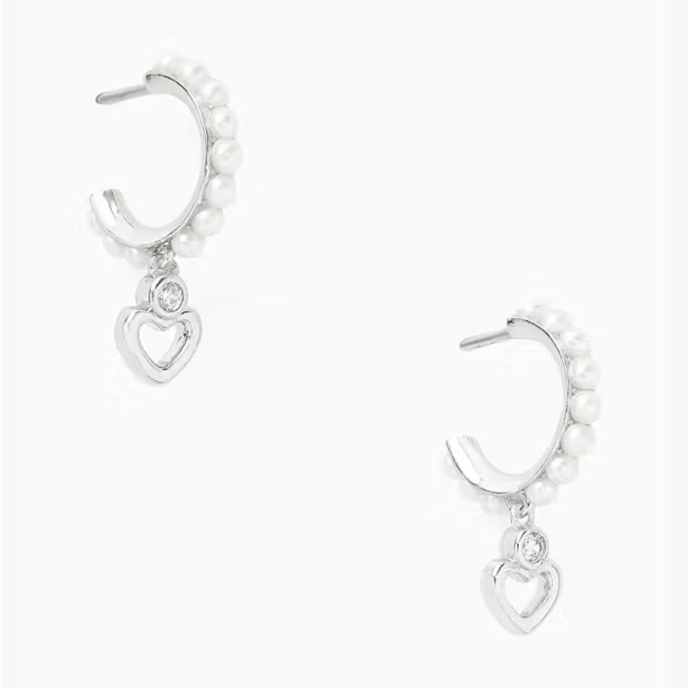 KATE SPADE Shining Spade Pearl Earrings